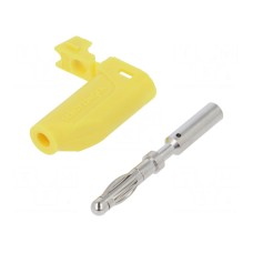 Złącze laboratoryjne: bananowe 4mm SCHÜTZINGER FK 15 L NI / GE