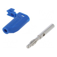 Złącze laboratoryjne: bananowe 4mm SCHÜTZINGER FK 15 S NI / BL