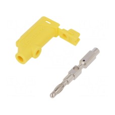 Złącze laboratoryjne: bananowe 4mm SCHÜTZINGER FK 20 L NI / 2.5 / GE