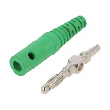 Złącze laboratoryjne: bananowe 4mm SCHÜTZINGER FK 82 L NI / GN
