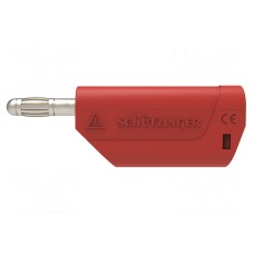 Złącze laboratoryjne: bananowe 4mm SCHÜTZINGER FK 8715 L NI / AS / RT