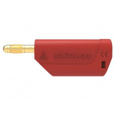 Złącze laboratoryjne: bananowe 4mm SCHÜTZINGER FK 8715 S AU / AS / RT