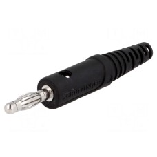 Złącze laboratoryjne: bananowe 4mm SCHÜTZINGER FK 8 L NI / SW