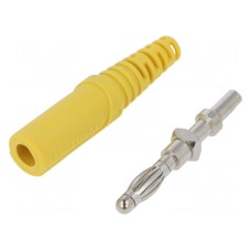Złącze laboratoryjne: bananowe 4mm SCHÜTZINGER FK 9 L NI / GE