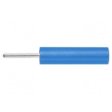 Złącze laboratoryjne: bananowe 4mm SCHÜTZINGER LB 4-1.5 S NI / 13.5 / BL