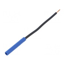 Złącze laboratoryjne: bananowe 4mm SCHÜTZINGER LB 6600 NI / 2.5 / 13 / BL