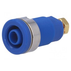 Złącze laboratoryjne: bananowe 4mm SCHÜTZINGER SEB 6445 AU / BL