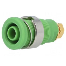Złącze laboratoryjne: bananowe 4mm SCHÜTZINGER SEB 6445 AU / GN