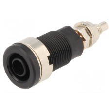 Złącze laboratoryjne: bananowe 4mm SCHÜTZINGER SEB 6446 NI / SW