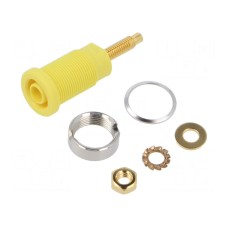 Złącze laboratoryjne: bananowe 4mm SCHÜTZINGER SEB 6446 AU / GE