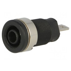 Złącze laboratoryjne: bananowe 4mm SCHÜTZINGER SEB 6450 NI / SW