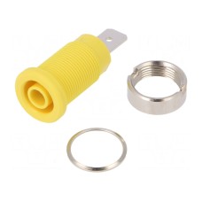 Złącze laboratoryjne: bananowe 4mm SCHÜTZINGER SEB 6452 NI / GE
