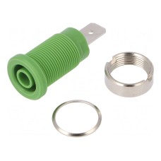 Złącze laboratoryjne: bananowe 4mm SCHÜTZINGER SEB 6452 NI / GN