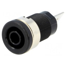 Złącze laboratoryjne: bananowe 4mm SCHÜTZINGER SEB 6452 NI / SW