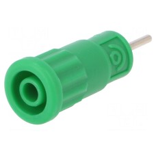 Złącze laboratoryjne: bananowe 4mm SCHÜTZINGER SEPB 6887 NI / GN