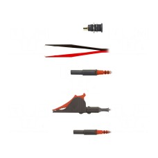 Przewody pomiarowe SCHÜTZINGER SET 8606 / KELVIN-ENTWICKLUNG