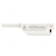 Złącze laboratoryjne: bananowe 4mm SCHÜTZINGER SFK 8500 L NI / AS / WS