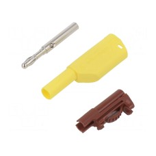 Złącze laboratoryjne: bananowe 4mm SCHÜTZINGER SFK 8500 S NI / AS / GE