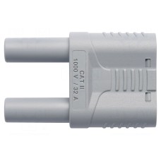 Złącze laboratoryjne: bananowe 4mm SCHÜTZINGER SKURZ 6100 / 19-4 IG 2MB NI / GR