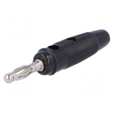 Złącze laboratoryjne: bananowe 4mm SCI R8-25A-BLACK