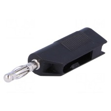 Złącze laboratoryjne: bananowe 4mm SCI R8-27A-BLACK