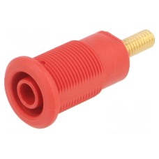 Złącze laboratoryjne: bananowe 4mm STÄUBLI 66.7111-22