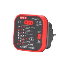 Tester gniazd sieciowych z funkcją sprawdzania RCD Uni-T UT07B-EU