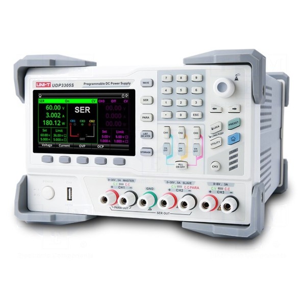 Zasilacz laboratoryjny: programowalny UNI-T UDP3305S