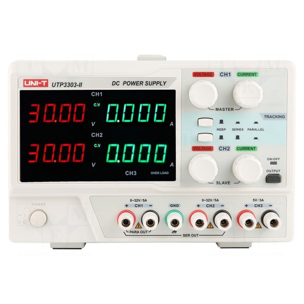 Zasilacz laboratoryjny: standardowy UNI-T UTP3303-II