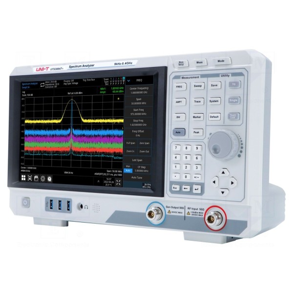 Analizator widma UNI-T UTS3084T+