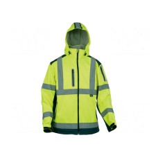 Bluza softshell VIZWELL VWJK177YN/XXXL