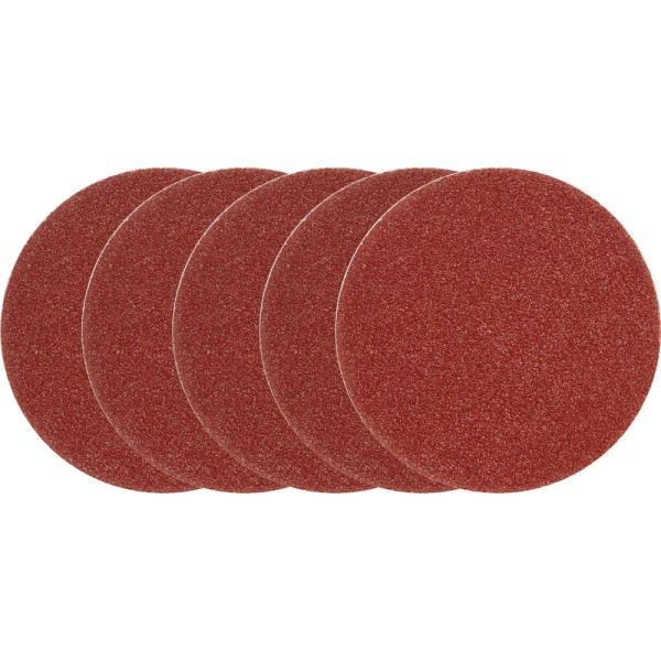KRĄŻKI ŚCIERNE 125MM /RZEP/, P40, 5 SZT. 08554