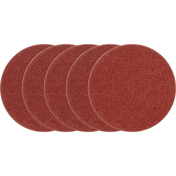 KRĄŻKI ŚCIERNE 125MM /RZEP/, P80, 5 SZT. 08558