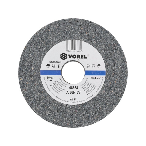 TARCZA DO SZLIFIERKI STOŁOWEJ 150X32X25 MM -ZGRUBNA 08868