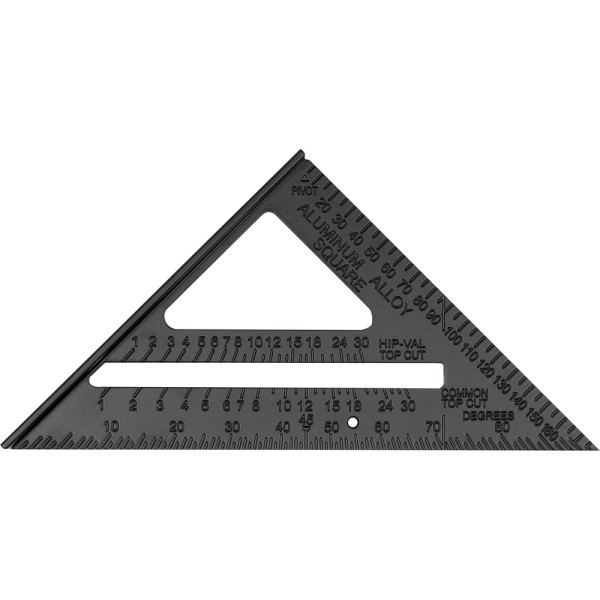KĄTOWNIK ALUMINIOWY ZE STOPKĄ 250 MM 18377