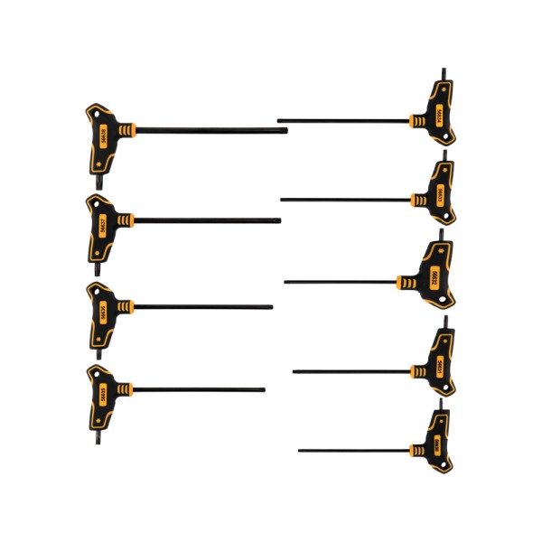 ZESTAW KLUCZ TRZPIENIOWYCH TORX Z RĘKOJEŚCIĄ. 9 SZTUK 56639