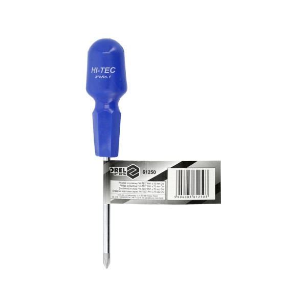 WKRĘTAK HI-TEC PH1X75MM KRZYŻAKOWY 61250