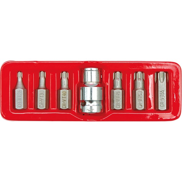 KLUCZE SPECJALNE TORX T25-T55, 7 SZT. 66570