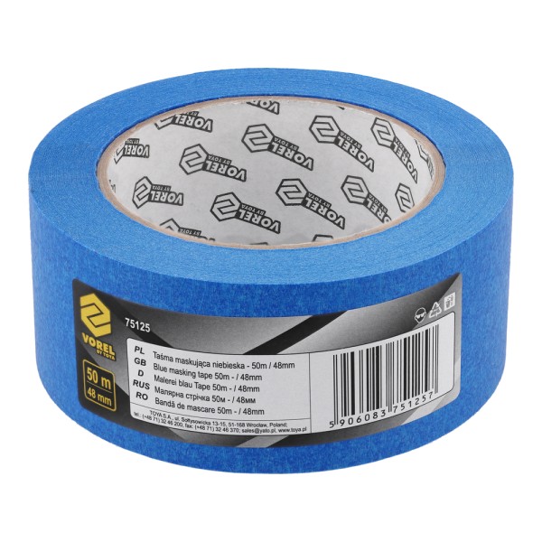 TAŚMA MASKUJĄCA NIEBIESKA 50M/48MM 75125