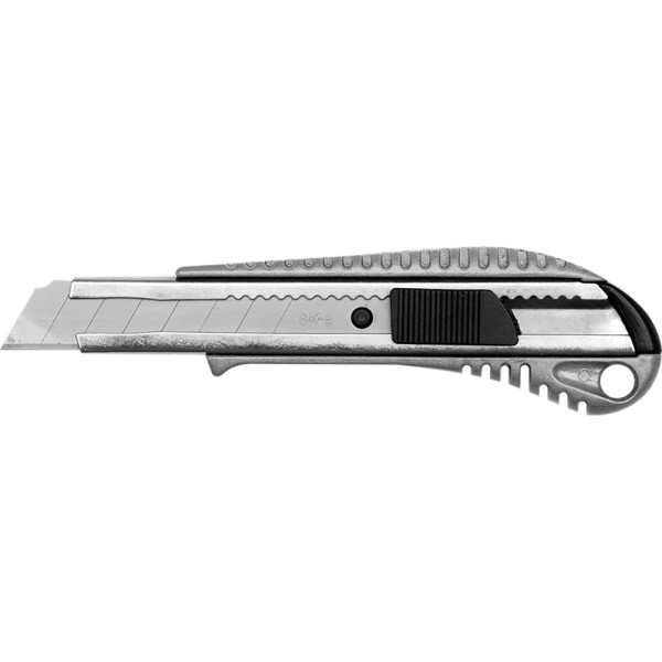 NOŻYK Z OSTRZEM ŁAMANYM 18MM, PROWADNICA METALOWA 76184