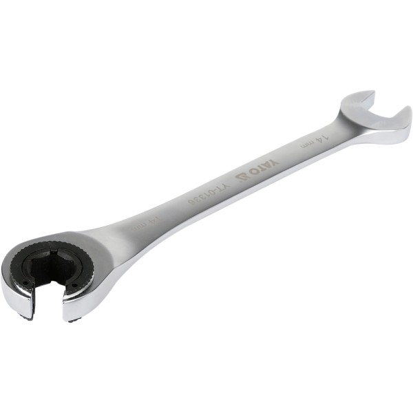 KLUCZ PÓŁOTWARTY Z GRZECHOTKĄ 14MM YT-01336