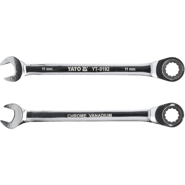 KLUCZ PŁASKO-OCZKOWY Z GRZECHOTKĄ 11 MM YT-0192