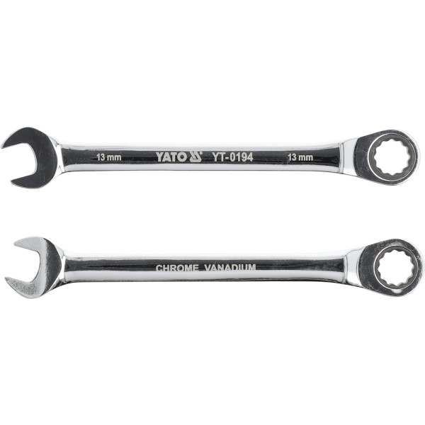 KLUCZ PŁASKO-OCZKOWY Z GRZECHOTKĄ 13 MM YT-0194