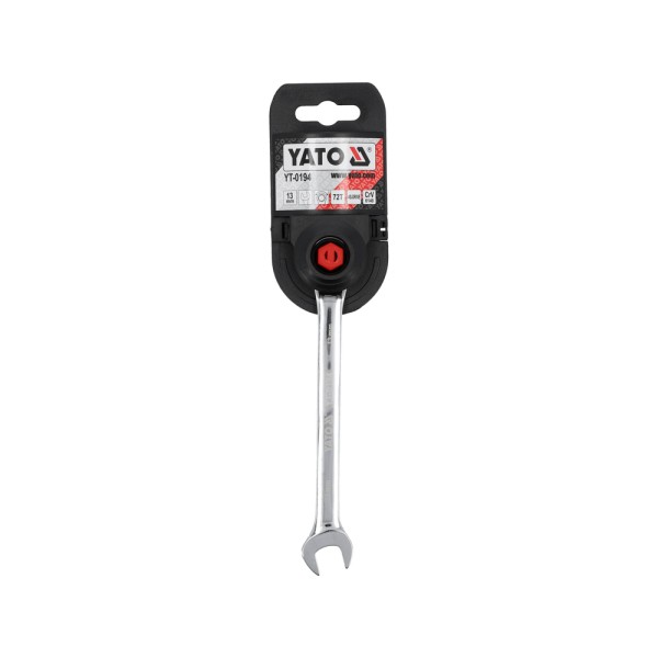 KLUCZ PŁASKO-OCZKOWY Z GRZECHOTKĄ 13 MM YT-0194