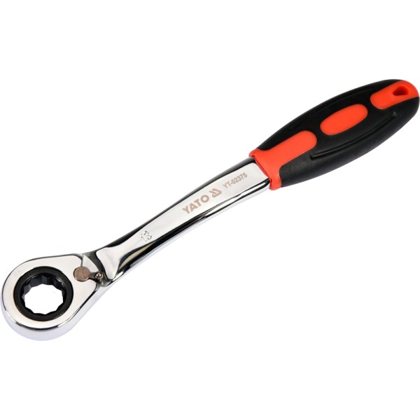 KLUCZ OCZKOWY ODGIĘTY Z GRZECHOTKĄ 13MM YT-02375