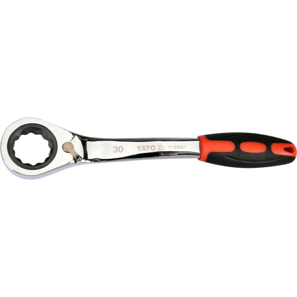 KLUCZ OCZKOWY ODGIĘTY Z GRZECHOTKĄ 30MM YT-02387