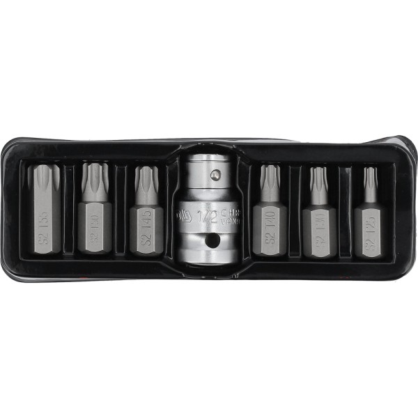 KOŃCÓWKI WKRĘTAKOWE TORX SECURITY, ZESTAW 7 SZT. YT-0416