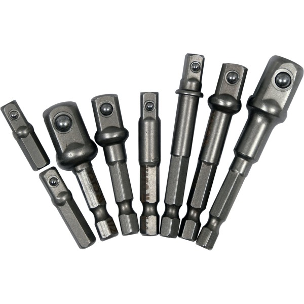 ZESTAW ADAPTERÓW HEX DO NASADEK 8 SZT. YT-04639
