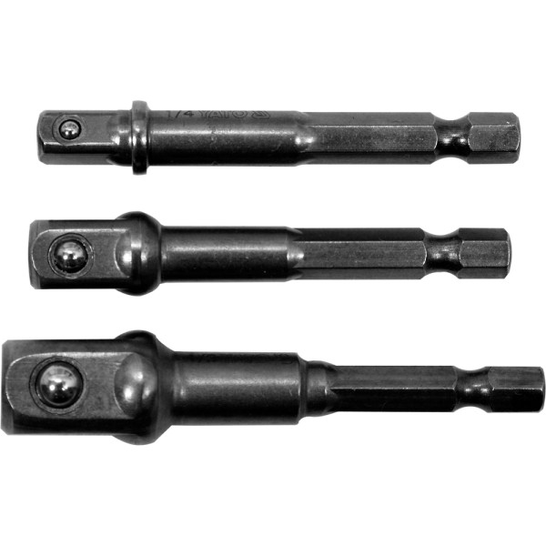 ZESTAW ADAPTERÓW HEX DO NASADEK-1/4, 3/8, 1/2 YT-04685