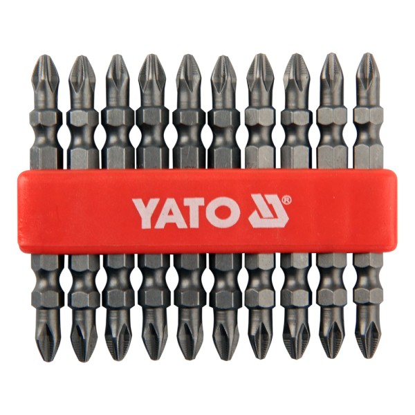 KOŃCÓWKI WKRĘTAKOWE DWUSTRONNE PH2X65 MM, 10 SZT. YT-0481